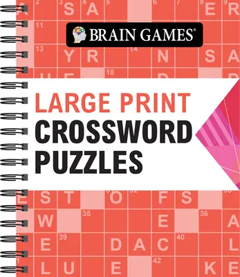 Hry na mozog - krížovky vo veľkom formáte (Arrow) - Brain Games - Large Print Crossword Puzzles (Arrow)