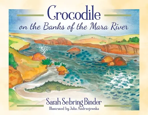 Krokodíl na brehu rieky Mara - Crocodile on the Banks of the Mara River