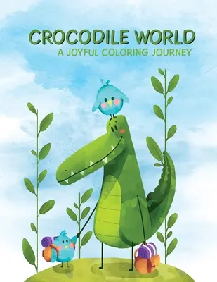 Krokodílí svet: Radostné vyfarbovacie dobrodružstvo pre deti - Crocodile World: A Joyful Coloring Journey for Children