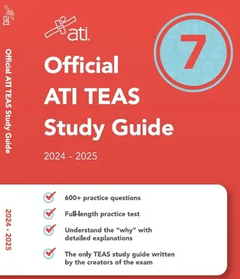 Oficiálna študijná príručka Ati čaje 7 (vydanie 2024-2025) - Official Ati Teas Study Guide 7 (2024-2025 Edition)