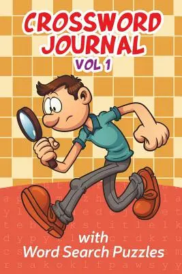 Krížovkársky denník zv. 1 s hádankami na hľadanie slov - Crossword Journal Vol 1 with Word Search Puzzles