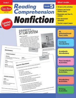 Čítanie s porozumením: Materiály pre učiteľov: Nonfiction, Grade 5 - Reading Comprehension: Nonfiction, Grade 5 Teacher Resource