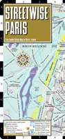 Streetwise Paris Map - Laminovaná mapa centra mesta Paríž, Francúzsko - Streetwise Paris Map - Laminated City Center Street Map of Paris, France