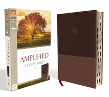 Rozšírená študijná Biblia, imitácia kože, hnedá, indexovaná - Amplified Study Bible, Imitation Leather, Brown, Indexed