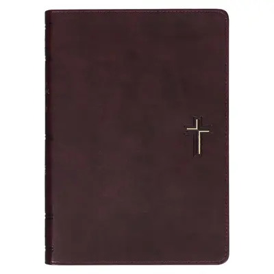 NLT Svätá Biblia pre mužov na každý deň New Living Translation, vegánska koža, emblém kríža - NLT Holy Bible Everyday Devotional Bible for Men New Living Translation, Vegan Leather, Cross Emblem