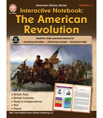 Interaktívny zošit: The American Revolution Resource Book, Grades 5 - 8 - Interactive Notebook: The American Revolution Resource Book, Grades 5 - 8