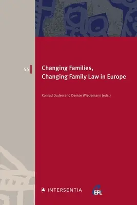 Meniace sa rodiny, meniace sa rodinné právo v Európe - Changing Families, Changing Family Law in Europe