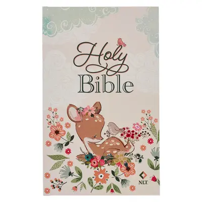 NLT Keepsake Svätá Biblia pre dievčatká Krst Veľká noc, New Living Translation, ružová - NLT Keepsake Holy Bible for Baby Girls Baptism Easter, New Living Translation, Pink