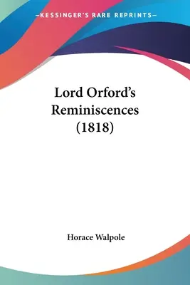 Spomienky lorda Orforda - Lord Orford's Reminiscences