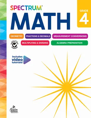 Pracovný zošit matematiky Spektrum, 4. ročník - Spectrum Math Workbook, Grade 4