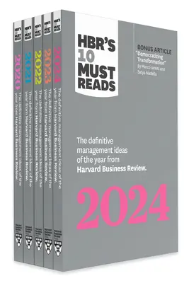 5 rokov povinného čítania z Hbr: vydanie 2024 - 5 Years of Must Reads from Hbr: 2024 Edition