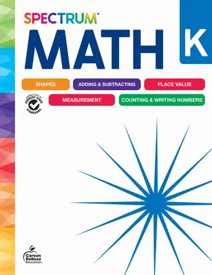 Pracovný zošit k matematike Spektrum, ročník K - Spectrum Math Workbook, Grade K