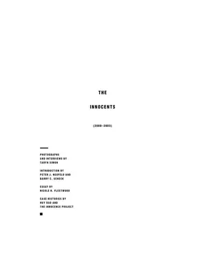 Taryn Simon: Nevinní - Taryn Simon: The Innocents