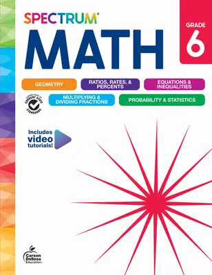 Pracovný zošit k matematike Spektrum, 6. ročník - Spectrum Math Workbook, Grade 6