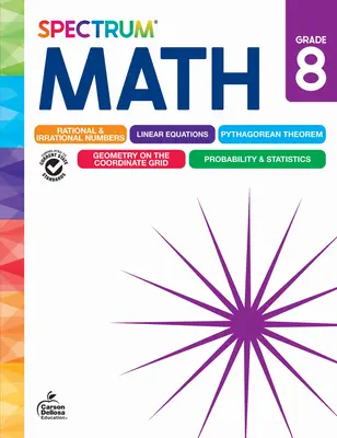 Pracovný zošit k matematike Spektrum, 8. ročník - Spectrum Math Workbook, Grade 8