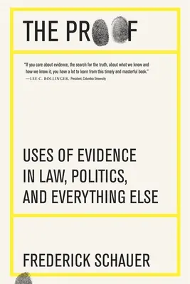 Dôkaz: Využitie dôkazov v práve, politike a vo všetkom ostatnom - The Proof: Uses of Evidence in Law, Politics, and Everything Else