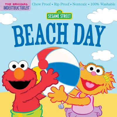 Nezničiteľné: Sezamová ulica: Deň na pláži: Odolný proti rozkúskovaniu - netoxický - 100% umývateľný - Indestructibles: Sesame Street: Beach Day: Chew Proof - Rip Proof - Nontoxic - 100% Washable