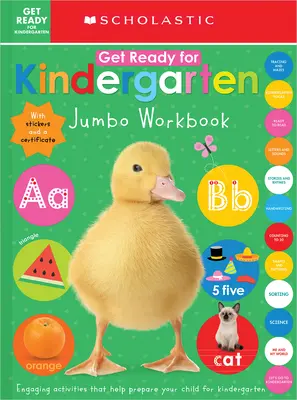 Pripravte sa na škôlku Jumbo pracovný zošit: Scholastic Early Learners - Get Ready for Kindergarten Jumbo Workbook: Scholastic Early Learners