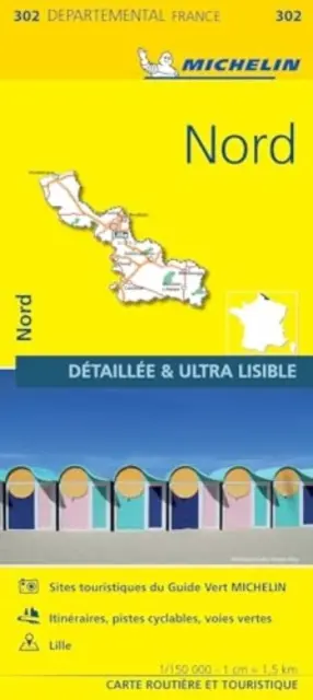 Nord - Miestna mapa Michelin 302 - Nord - Michelin Local Map 302