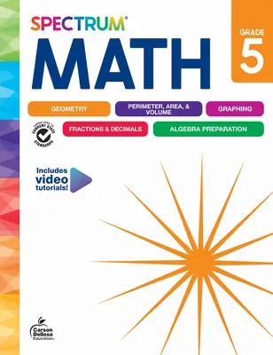 Pracovný zošit k matematike Spektrum, 5. ročník - Spectrum Math Workbook, Grade 5