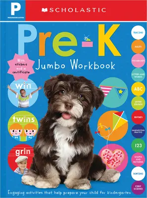 Predškolský pracovný zošit Jumbo: Scholastic Early Learners - Pre-K Jumbo Workbook: Scholastic Early Learners
