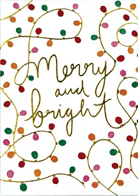 Veselé a jasné malé prázdninové pohľadnice v krabičke - Merry & Bright Small Boxed Holiday Cards