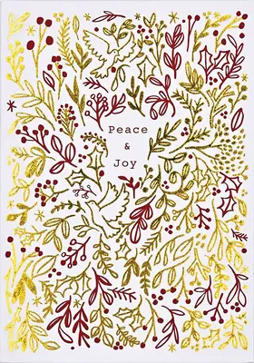 Zvesť pokoja a radosti Malé prázdninové pohľadnice v krabičke - Tidings of Peace & Joy Small Boxed Holiday Cards