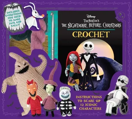 Disney Tim Burton: Nočná mora pred Vianocami Háčkovanie - Disney Tim Burton's The Nightmare Before Christmas Crochet