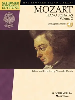 Mozartove klavírne sonáty, 2. zväzok - Schirmer Performance Editions with Recorded Performances - Mozart Piano Sonatas, Volume 2 - Schirmer Performance Editions with Recorded Performances