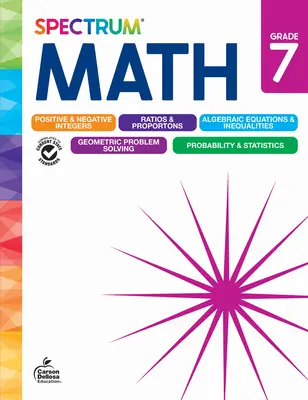 Pracovný zošit k matematike Spektrum, 7. ročník - Spectrum Math Workbook, Grade 7