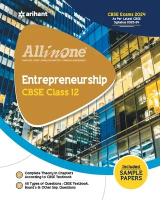 Všetko v jednom 12. trieda Podnikanie pre skúšku CBSE 2024 - All In One Class 12th Entrepreneurship for CBSE Exam 2024