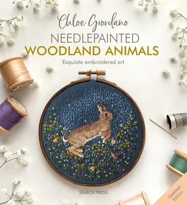 Ihlou maľované lesné zvieratá: Nádherné vyšívané umenie - Needlepainted Woodland Animals: Exquisite Embroidered Art