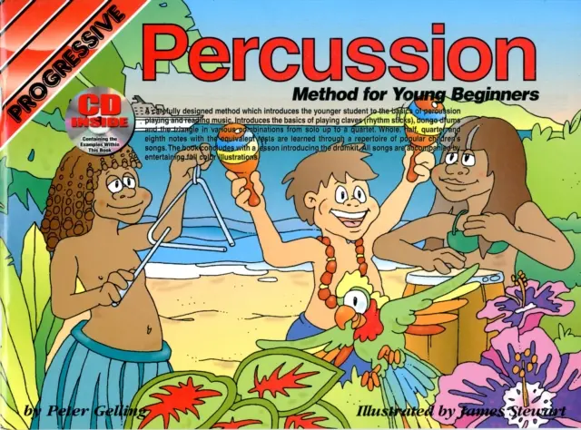Progresívna metóda bicích nástrojov pre mladých začiatočníkov - Progressive Percussion Method for Young Beginners