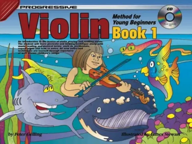 Progresívna husľová metóda pre mladých začiatočníkov - 1. zväzok - Progressive Violin Method for Young Beginners-Bk 1