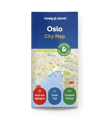 Lonely Planet Oslo - mapa mesta - Lonely Planet Oslo City Map
