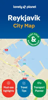 Lonely Planet Reykjavík Mapa mesta - Lonely Planet Reykjavik City Map
