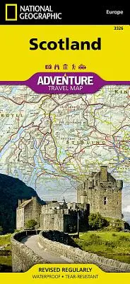 Mapa Škótska - Scotland Map
