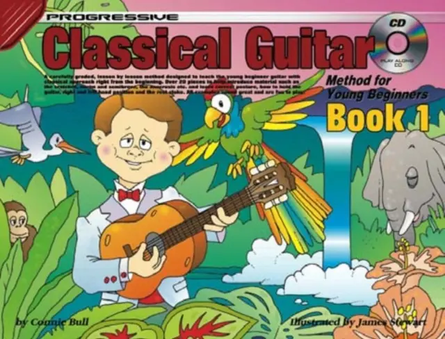 Progresívna klasická gitara pre mladých začiatočníkov 1 - Progressive Classical Guitar for Young Beginners 1