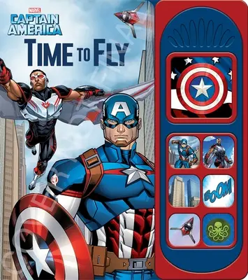 Marvel Captain America: Čas lietať Zvuková kniha - Marvel Captain America: Time to Fly Sound Book