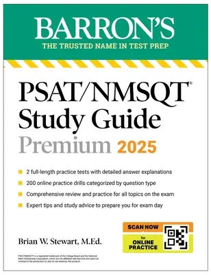 Psat/NMSQT Premium Study Guide (Prémiová študijná príručka): 2025: 2 cvičné testy + komplexný prehľad + 200 online cvičení - Psat/NMSQT Premium Study Guide: 2025: 2 Practice Tests + Comprehensive Review + 200 Online Drills