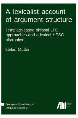 Lexikalistický opis štruktúry argumentov - A lexicalist account of argument structure