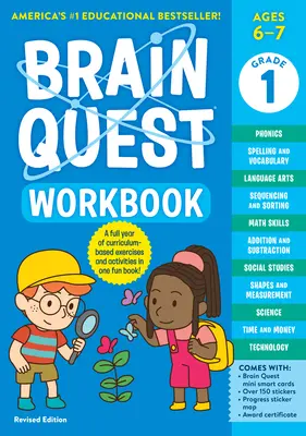 Pracovný zošit Brain Quest: Revidované vydanie pre 1. ročník - Brain Quest Workbook: 1st Grade Revised Edition