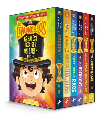 Najväčší box pána Lemoncella na svete: Knihy 1-6 - Mr. Lemoncello's Greatest Box Set on Earth: Books 1-6