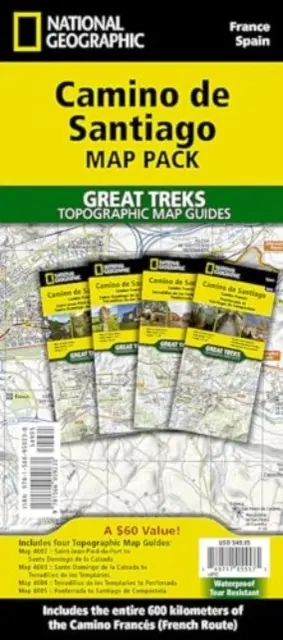 Mapa Camino de Santiago [Map Pack Bundle] Mapa - Camino de Santiago Map [Map Pack Bundle] Map