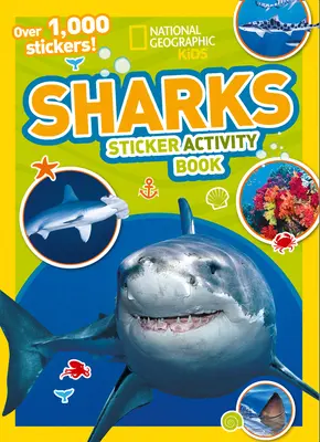 Kniha aktivít so samolepkami žralokov - Sharks Sticker Activity Book