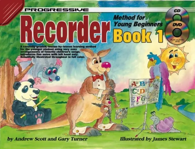 Progresívna metóda hry na zobcovú flautu pre mladých začiatočníkov 1 - Progressive Recorder Method for Young Beginners 1