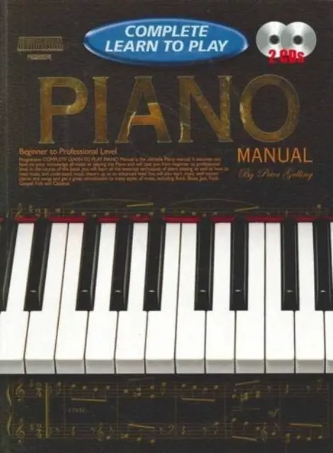 Progresívna kompletná príručka pre výučbu hry na klavír - Progressive Complete Learn To Play Piano Manual