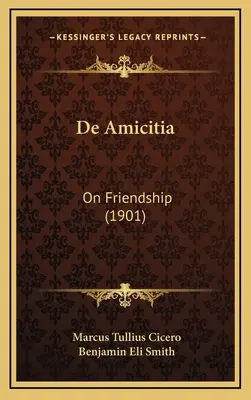 De Amicitia: O priateľstve - De Amicitia: On Friendship