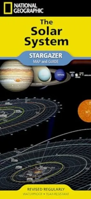 Mapa slnečnej sústavy National Geographic - National Geographic Solar System Map