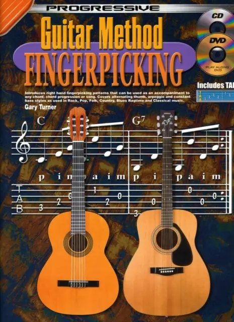 Progresívna gitarová metóda - Fingerpicking - Progressive Guitar Method - Fingerpicking